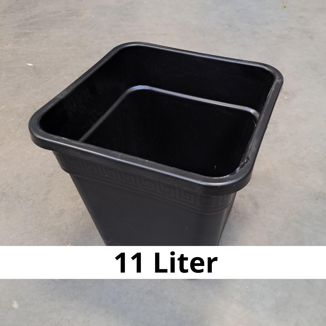 Cache-pot Carré Décoratif pour Potager - 11 Litres