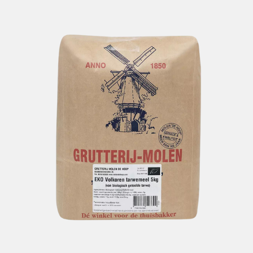 Volkoren tarwemeel 5kg BIO