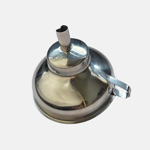 Funnel with removable sieve 25 cm - super handy during or after pressing