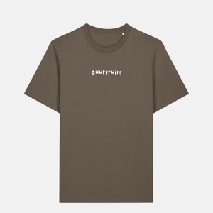 Unisex t-shirt - Zuurpruim geborduurd