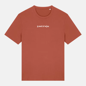 Unisex t-shirt - Zuurpruim geborduurd