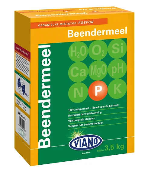 Beendermeel- P - Fosfor enkelvoudige meststof 3,5 kg Viano