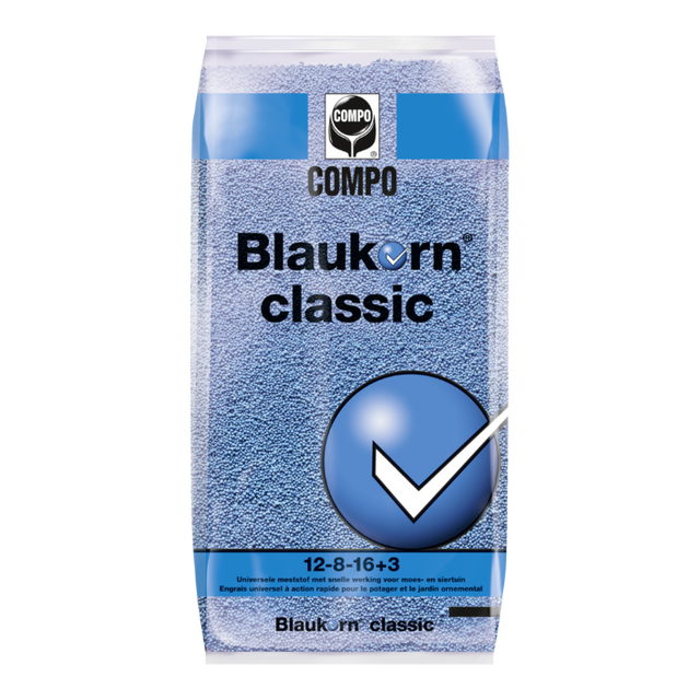 Blauwe korrel - Universele meststof 12-8-16+3Mgo