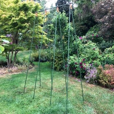 Stevig steunframe 'Bean Buddy' voor bonen en klimplanten (2,4m x 1,2m x 0,75m)