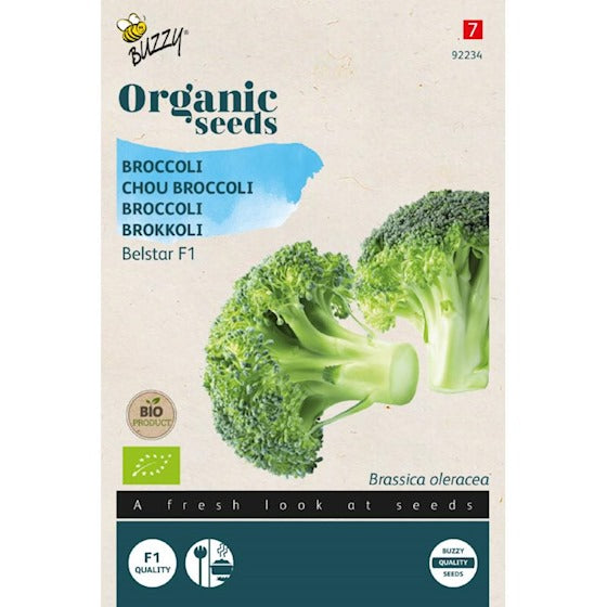 Buzzy Organic Brocoli Belstar F1 (BIO) - contenu : 25 graines