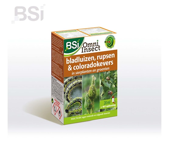 BSI Omni Insect contre les pucerons, les chenilles et les doryphores de la pomme de terre dans les plantes ornementales et les légumes