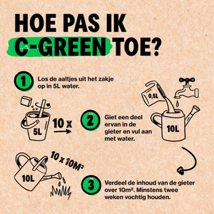 Emelten bestrijden met C-green