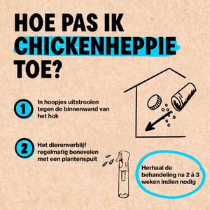 Bloedluis bestrijden met Chickenheppie