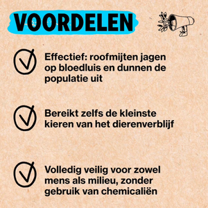 Bloedluis bestrijden met Chickenheppie