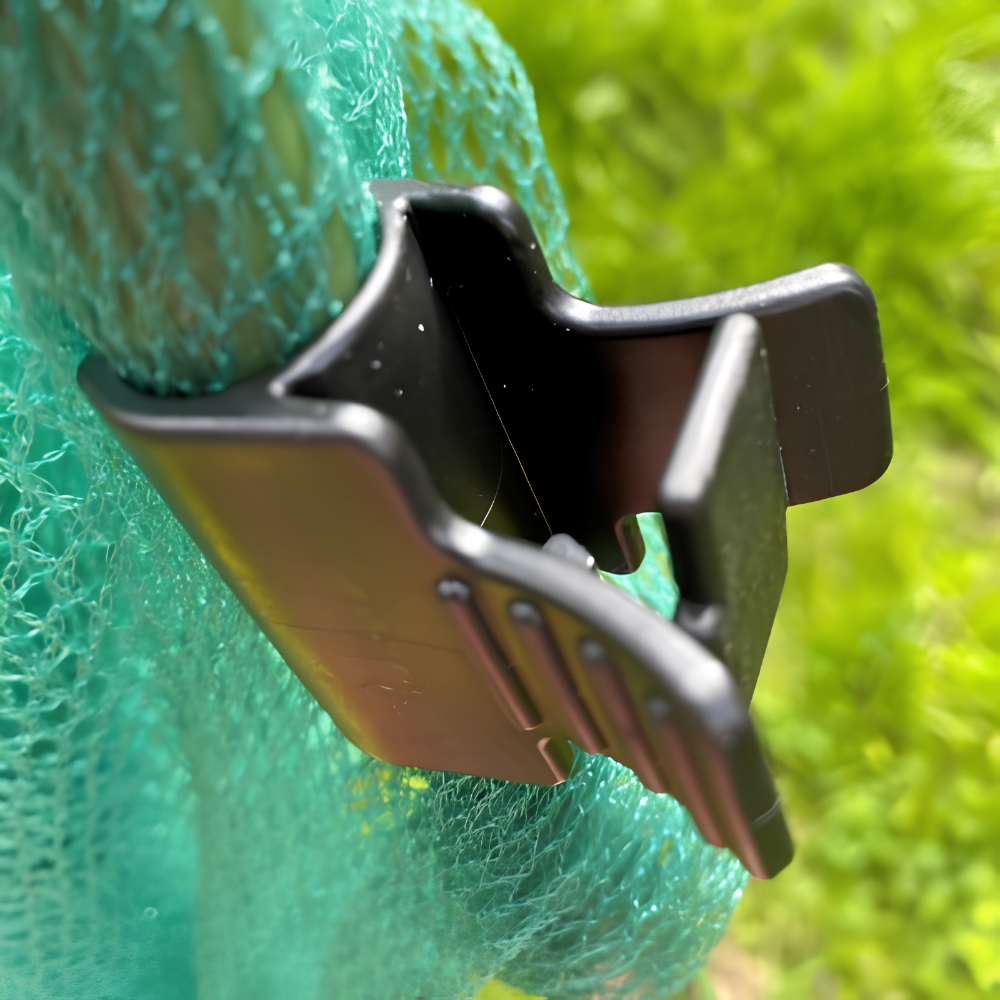 Clips de fixation pour maille, toile ou filet sur cage - 16 mm (10 pièces)