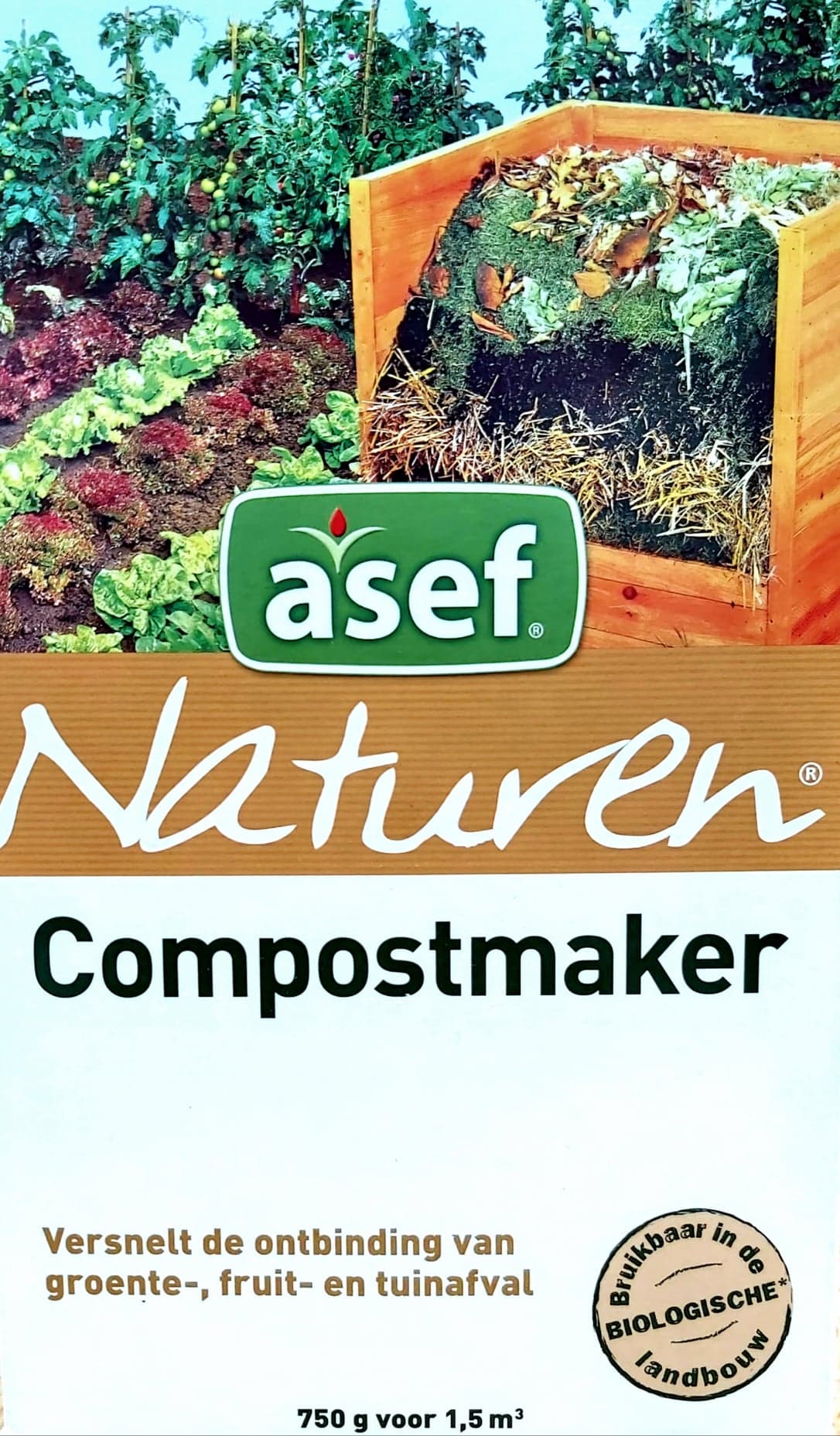 Compost maker 750 gram voor 1,5 m³ - Naturen Versnelt het omzetten naar compost