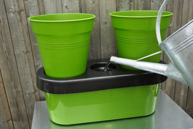 Duogrow Holiday-Proof Planter De slimme terraspotten met zelf-wateringsysteem