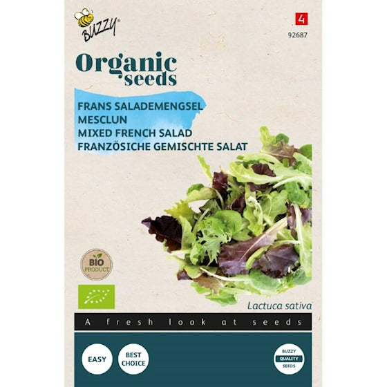 Buzzy Organic French Salad Mix (BIO) - contenu: 1 gramme