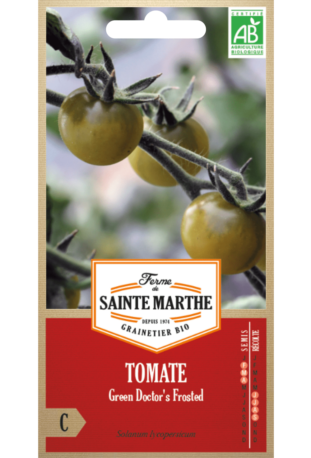 Graines de Tomate Green Doctor's Frosted BIO