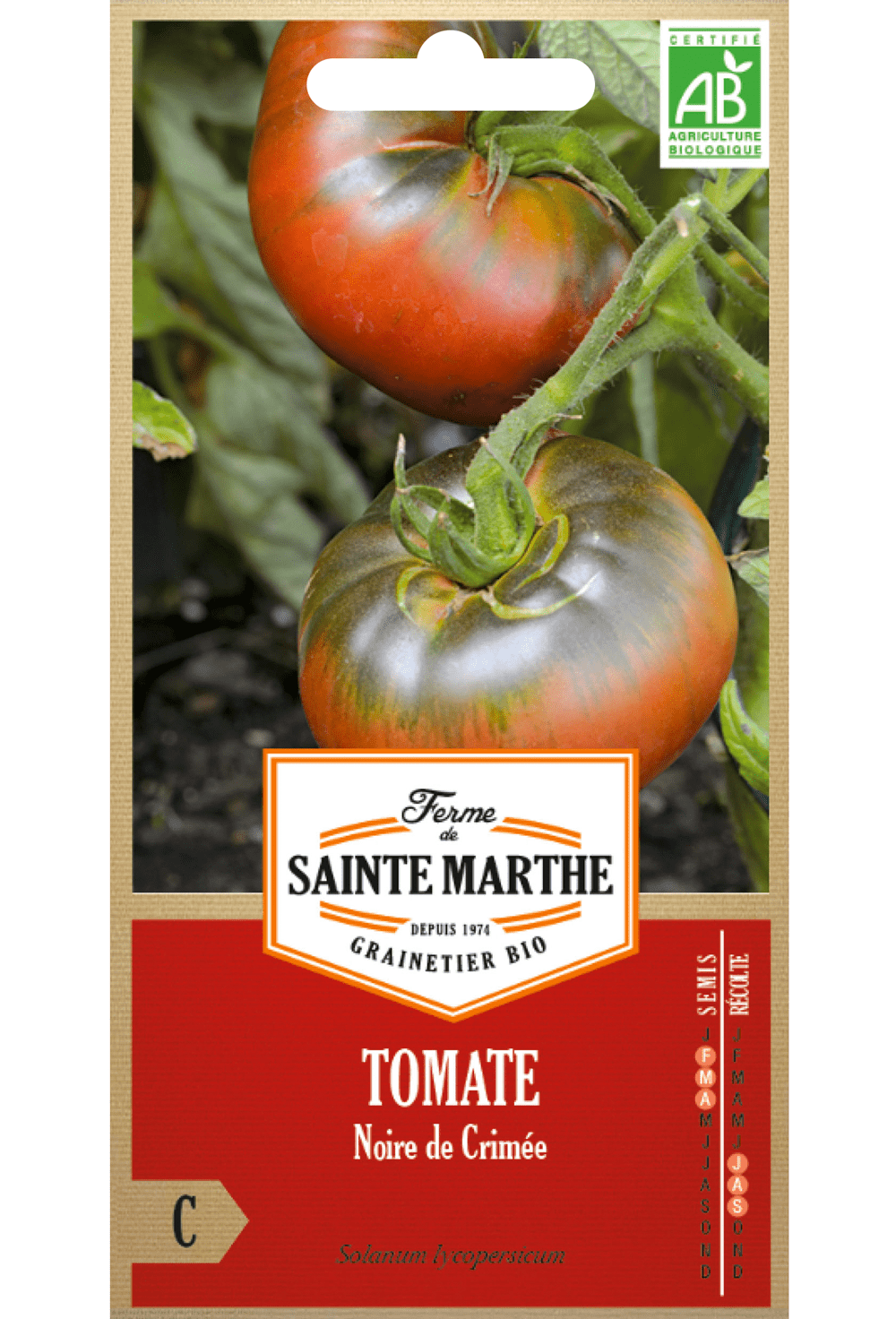 Graines de Tomate Noire de Crimée BIO