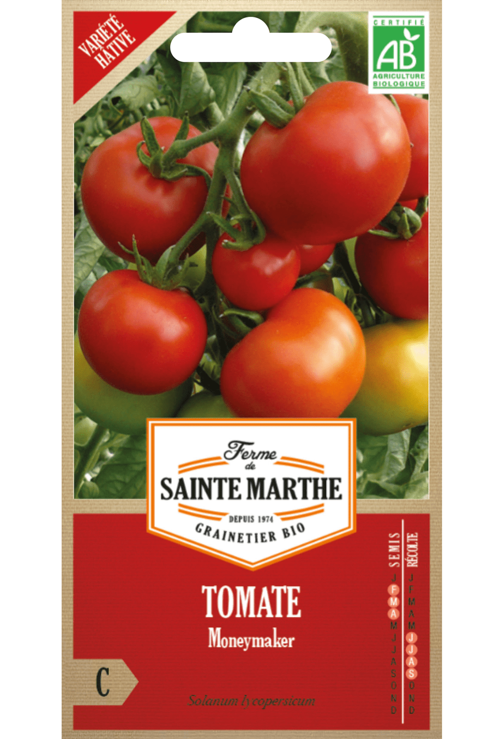 Tomaten-Moneymaker-BIO-Samen (frühe Sorte)