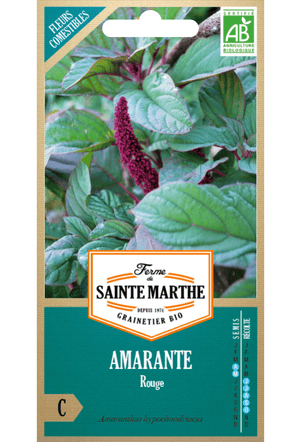 Graines d'amarante rouge BIO