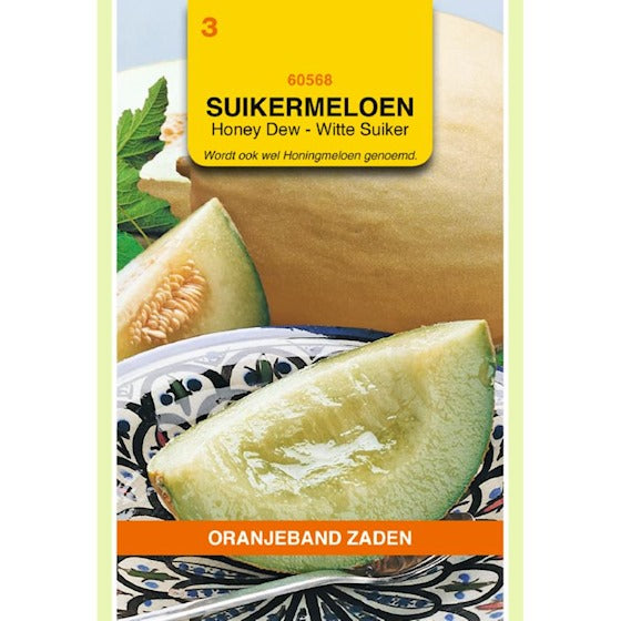 Suikermeloen Witte Suiker (Oranjeband Zaden) - inh.: 1 gram