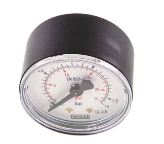 Manometer / Manometer für 13 mm Hauptleitung von C60-120-180