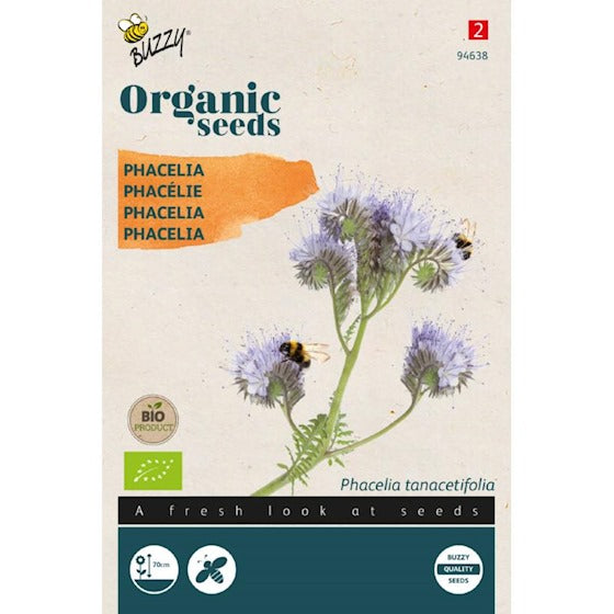 Buzzy Bio-Phacelia. Bienenfutter (BIO) - Forts. 0,5 Gramm