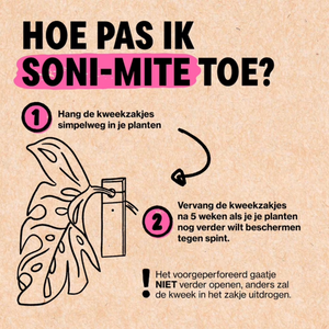 Spintmijten bestrijden met Soni-mite