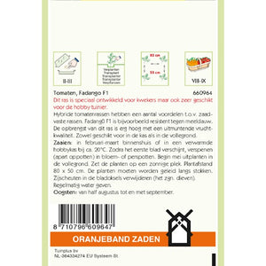 Tomaten Fadango F1 (Oranjeband Zaden) - inh.: 8 zaden