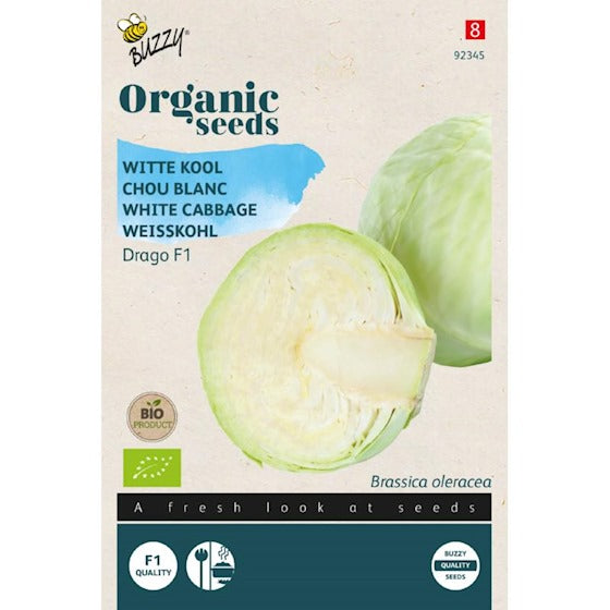 Buzzy Organic Witte Kool Drago F1 (BIO) - contenu : 25 graines