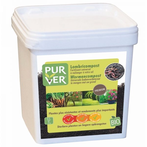 Wormencompost  5,5kg of 3L BIO - PUR VER